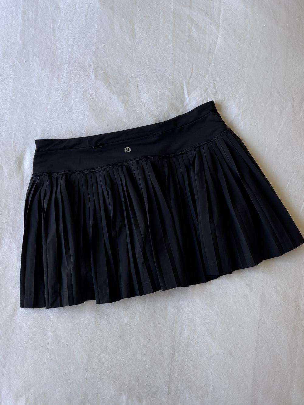 lululemon Black Pleated Athletic Skirt